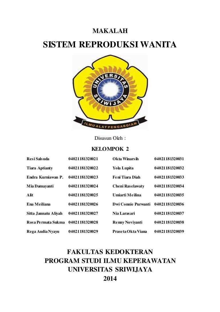 Klp 2 Sistem Reproduksi Wanita