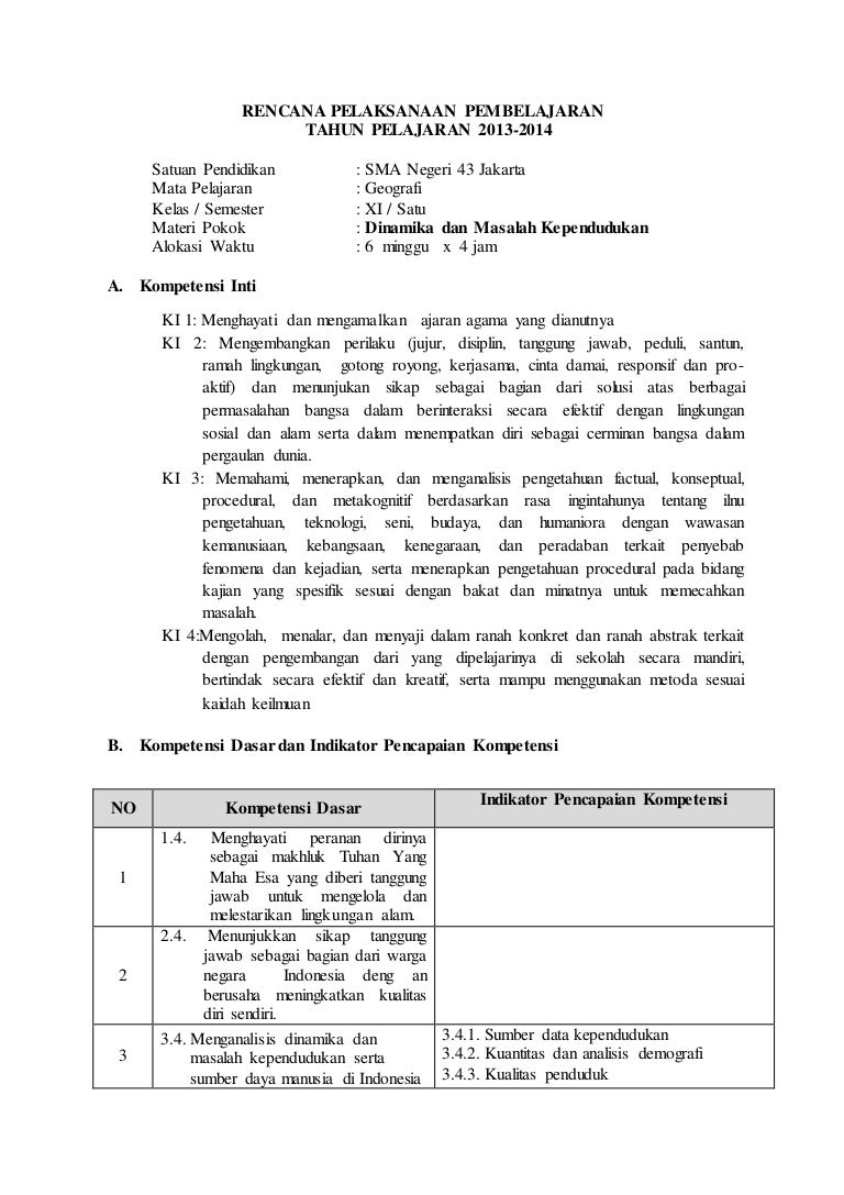 Kls Xi Rpp 04 Dinamika Kependudukan Oke