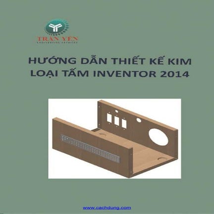 Giáo trình thiết kế kim loại tấm Inventor