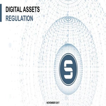 DIGITAL ASSETS REGULATION by Stasis