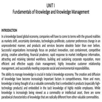 KM.pptx introduction to knowledge management