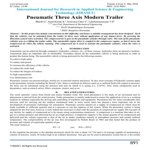 Presentation on pneumatic actuator | PPTX