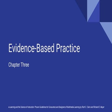 Chapter Three - Evidence-Based Practice | PPTX