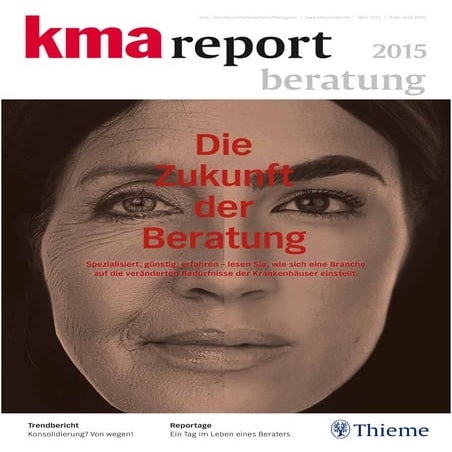 "Die Berater der Zukunft": Christiane Fruht im kam-report März 2015