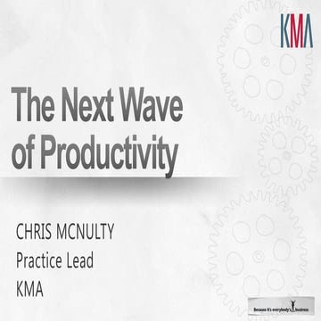 Kma mc nulty tdm and it pro 2010 launch