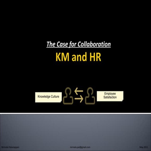 KM and HR - The case for collaboration