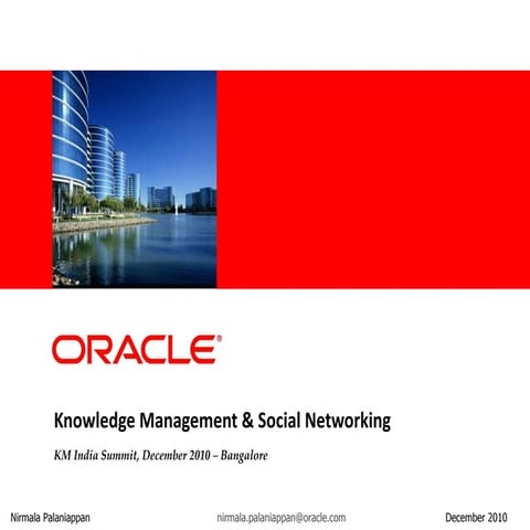 Knowledge Management and Social Networking