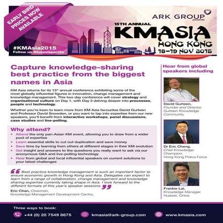 KM Asia Brochure