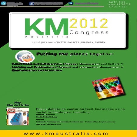 KM Australia 2012 Congress