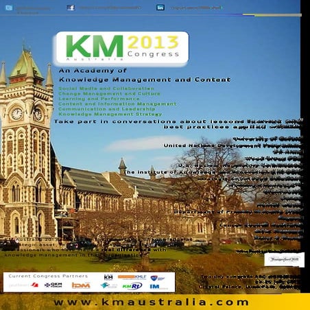 Knowledge Management Australia 2013