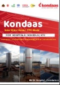 KMCH HOSPITAL - KONDAAS SOLAR WATER HEATER 