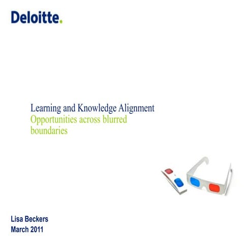Learning and Knowledge Alignment