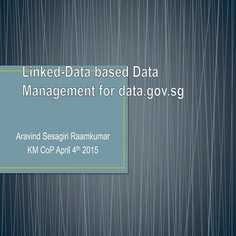 Linked-Data based Data Management for data.gov.sg