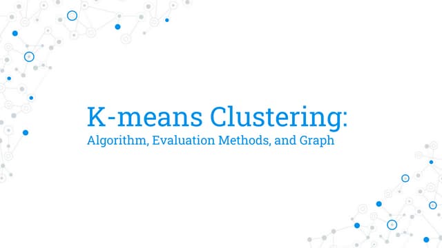 K-means Clustering || Data Mining