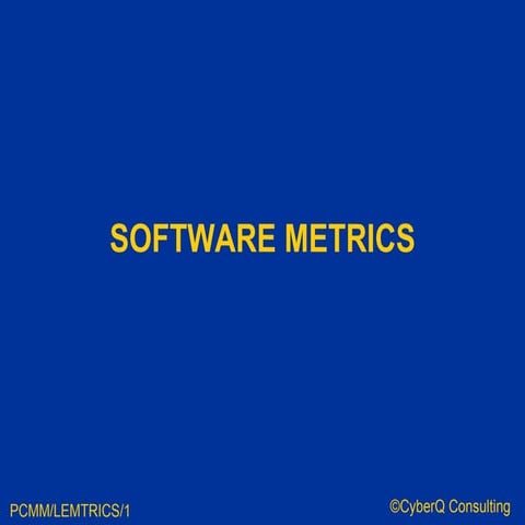 K metrics | PPT