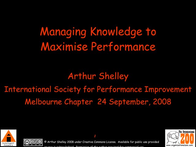 KnowledgeForPerformanceImprovement
