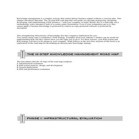 Kmi impelmentation strategy