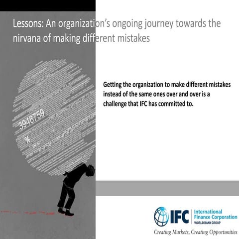 KM SHOWCASE 2019 - Lessons from the IFC - Kemal Cakici