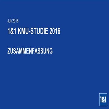 1&1 KMU Studie 