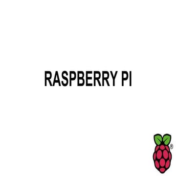 Raspberry pi