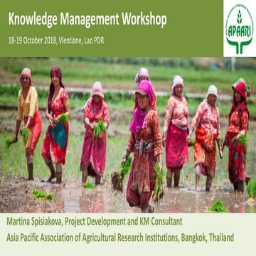 Knowledge Management Workshop - Lao PDR
