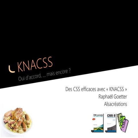 Des CSS efficaces avec KNACSS