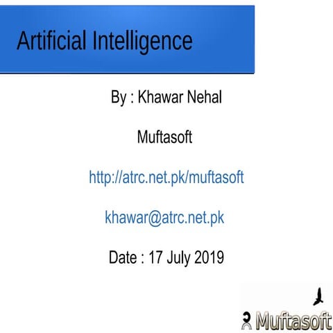 Artificial Intelligence by Khawar Nehal