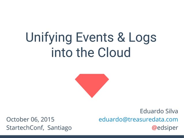 Unifying Events and Logs into the Cloud