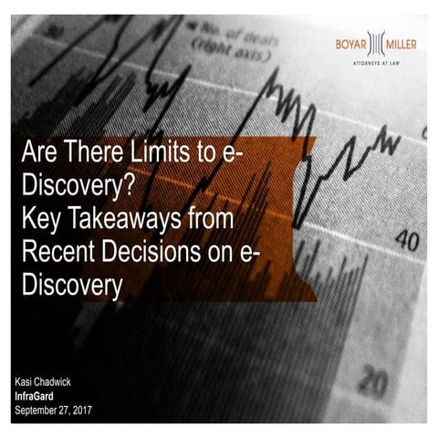 Are There Limits to e-Discovery? Key Takeaways from Recent Decisions on e-Discovery