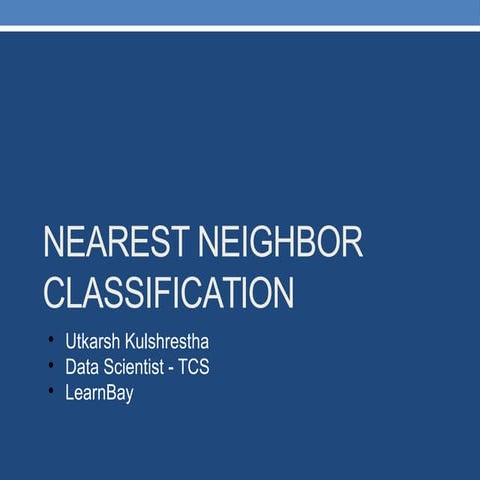 K nearest neighbours