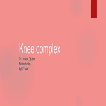 knee complex.pptx