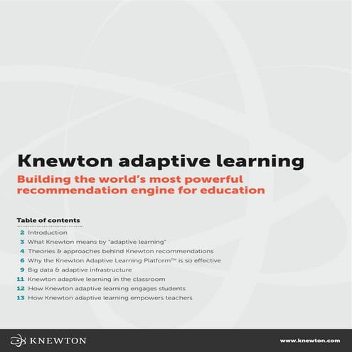 Knewton adaptive-learning-white-paper | PDF