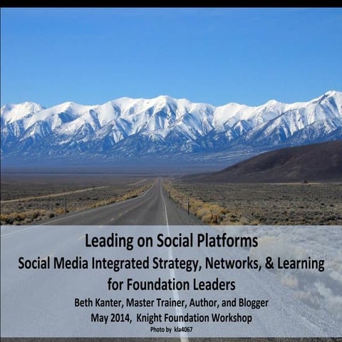 Leading on Social Platforms