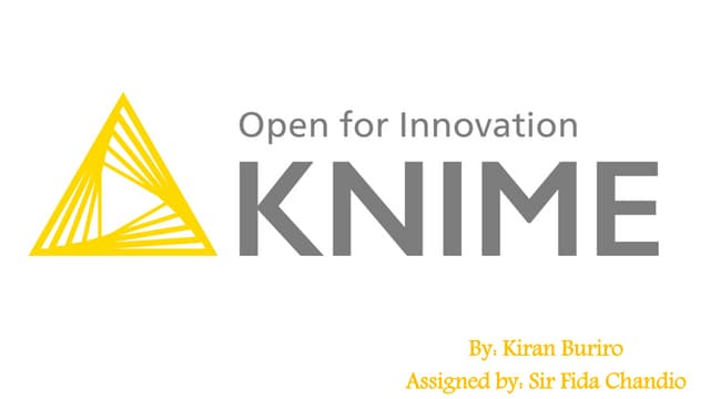 Knime (Konstanz Information Miner)