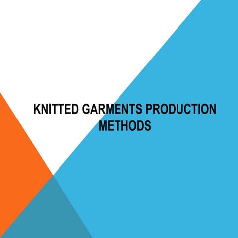 Unit method of Assembling Garment part | PPTX