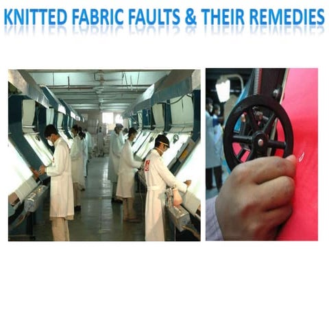 Knitted fabric faults and their remedies