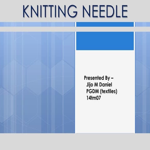Knitting needles 