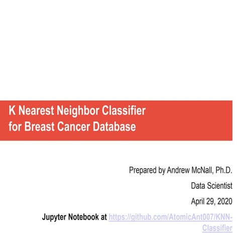 Knn breast cancer | PPT