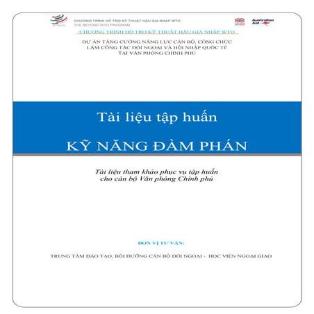 Kỹ năng đàm phán