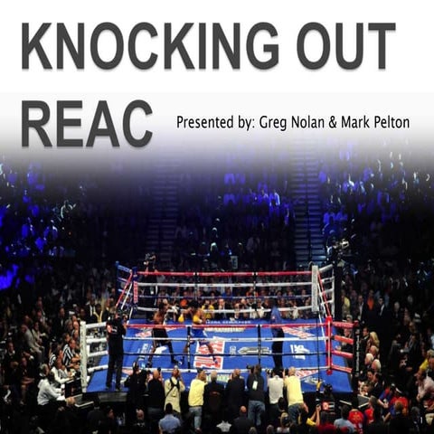 Knocking Out Reac