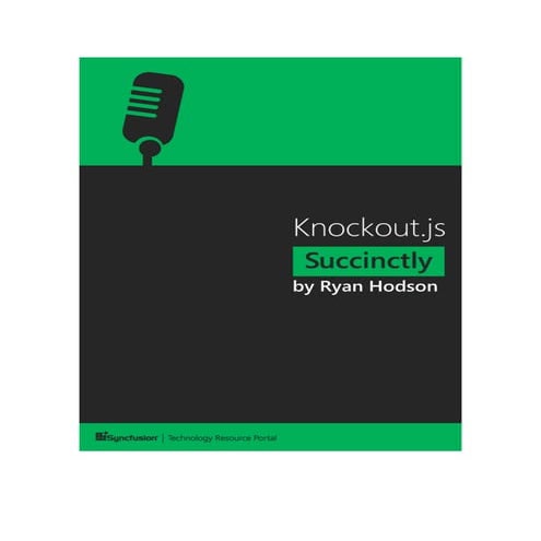 Knockoutjs succinctly