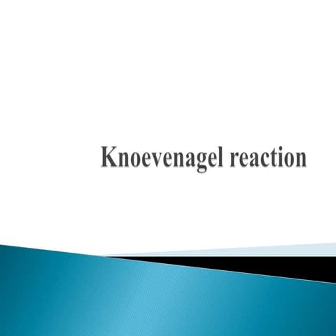 Knoevenagel reaction
