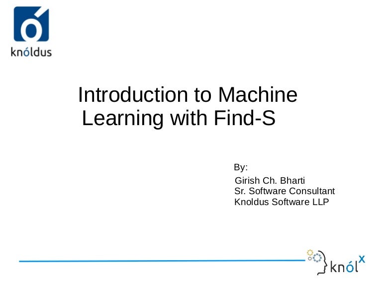 find s algorithm machine learning python