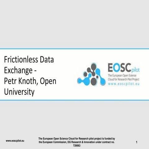 Frictionless Data Exchange