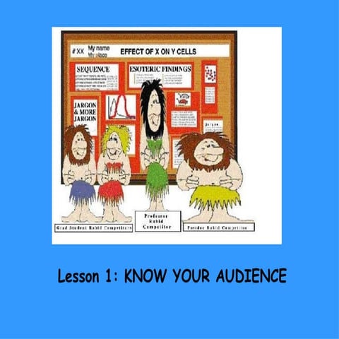 know your Audience