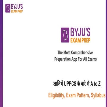 Know all about UPPCS: Eligibility, Exam Pattern, Syllabus