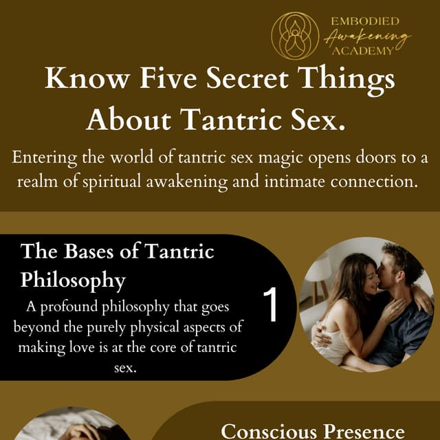 Know Five Secret Things About Tantric Sex