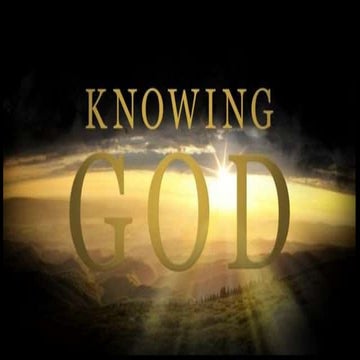 Knowing God