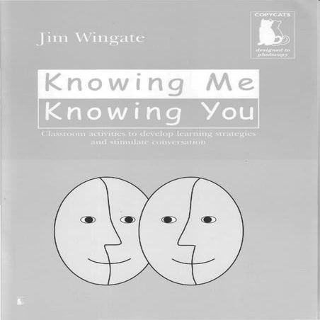 'Knowing me knowing you. classroom activities to develop learning strategies ...