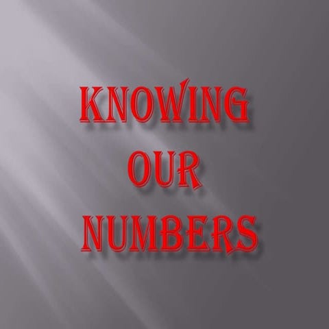 Knowing our number  harsh prajapati